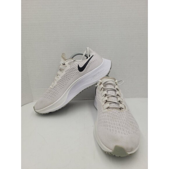Nike Women's Air Zoom Pegasus 37 CJ0506 100 - White / Black Women's Size 7.5 - Picture 1 of 11